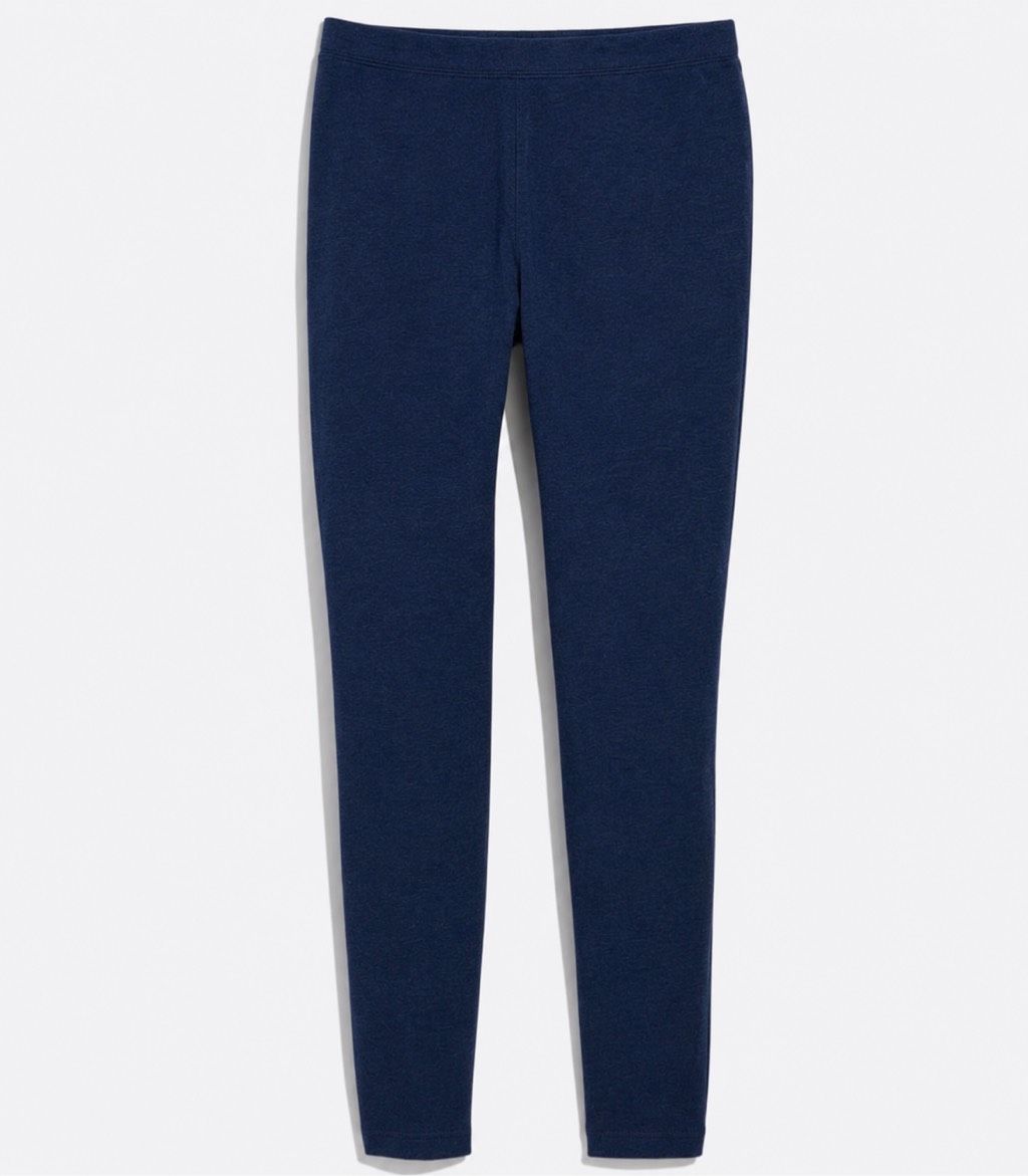 Vineyard Vines Women's Holiday Double Brush Dreamcloth Leggings Navy Large New